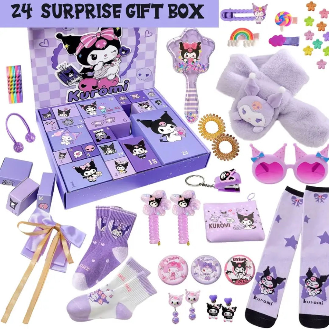 Sanrio Advent Calendar β Kuromi, Cinnamoroll, My Melody & Hello Kitty Surprise Box