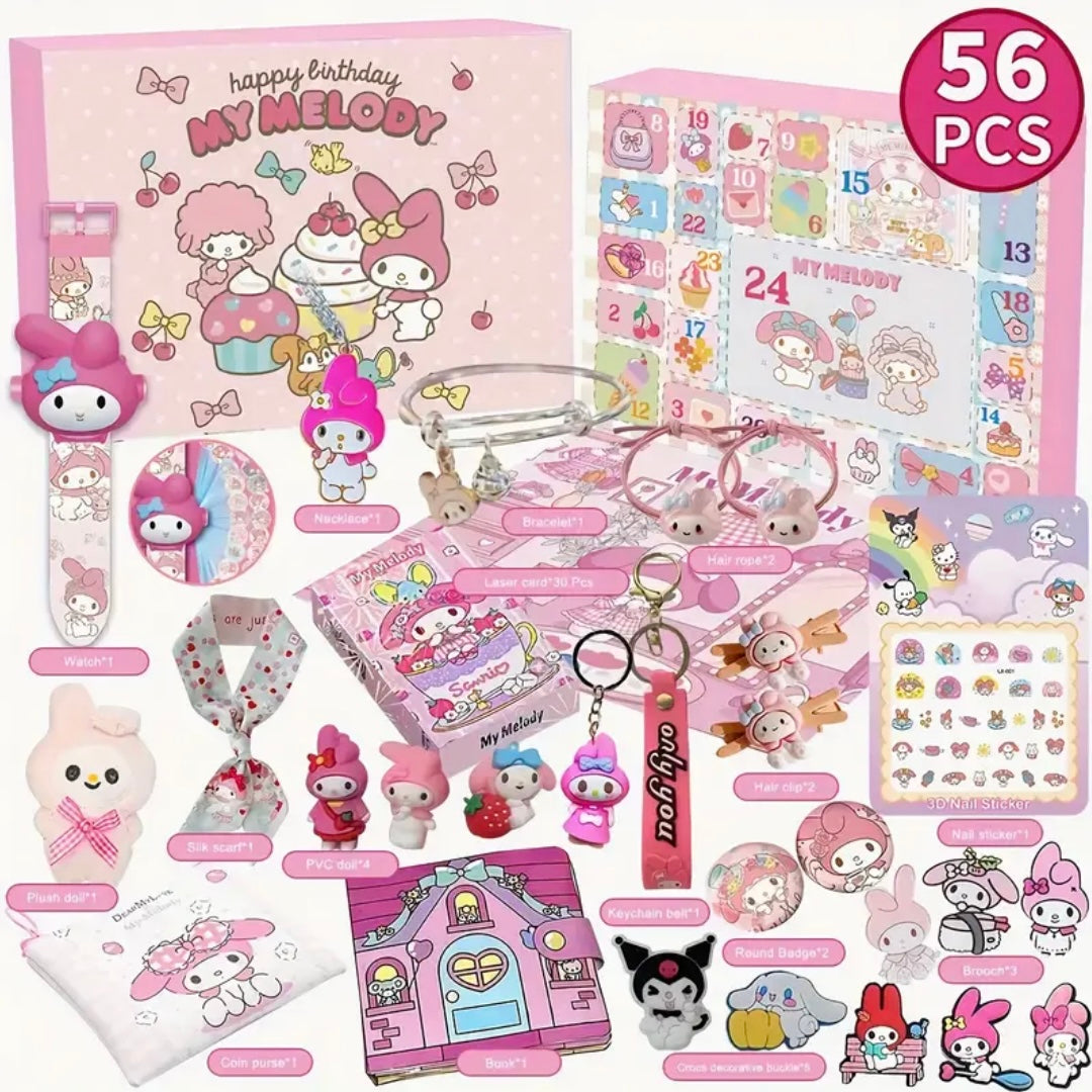 Sanrio Advent Calendar β Kuromi, Cinnamoroll, My Melody & Hello Kitty Surprise Box