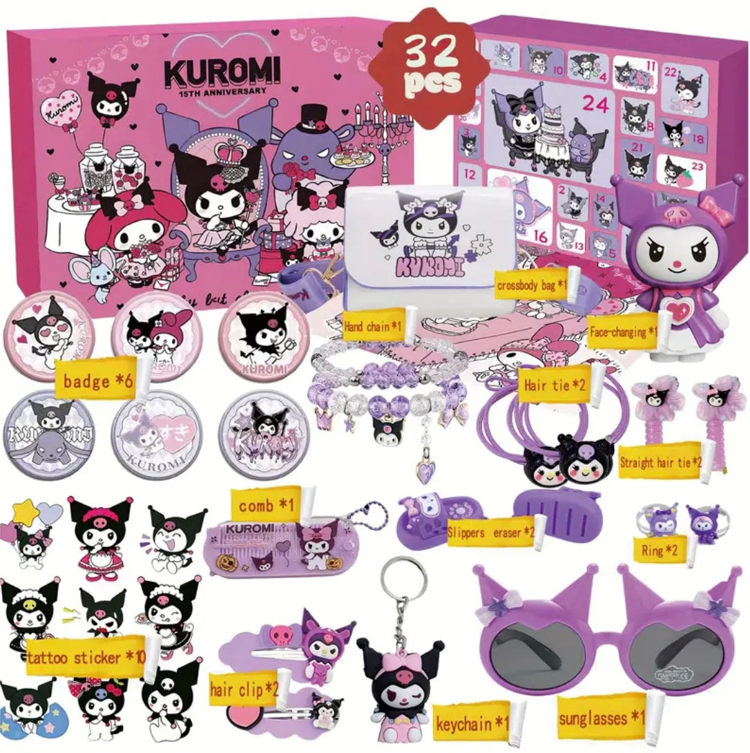 Sanrio Advent Calendar β Kuromi, Cinnamoroll, My Melody & Hello Kitty Surprise Box
