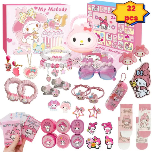 Sanrio Advent Calendar – Kuromi, Cinnamoroll, My Melody & Hello Kitty Surprise Box