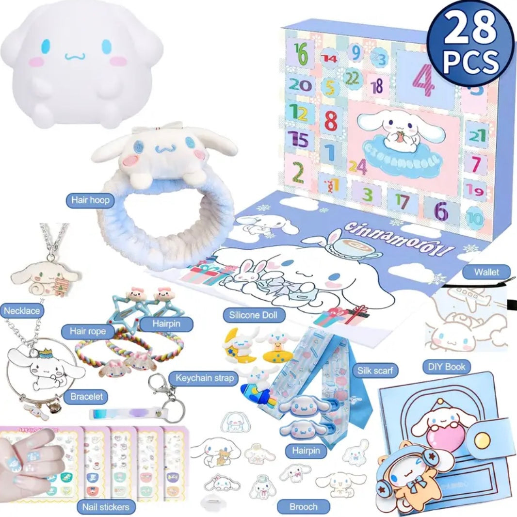 Sanrio Advent Calendar β Kuromi, Cinnamoroll, My Melody & Hello Kitty Surprise Box