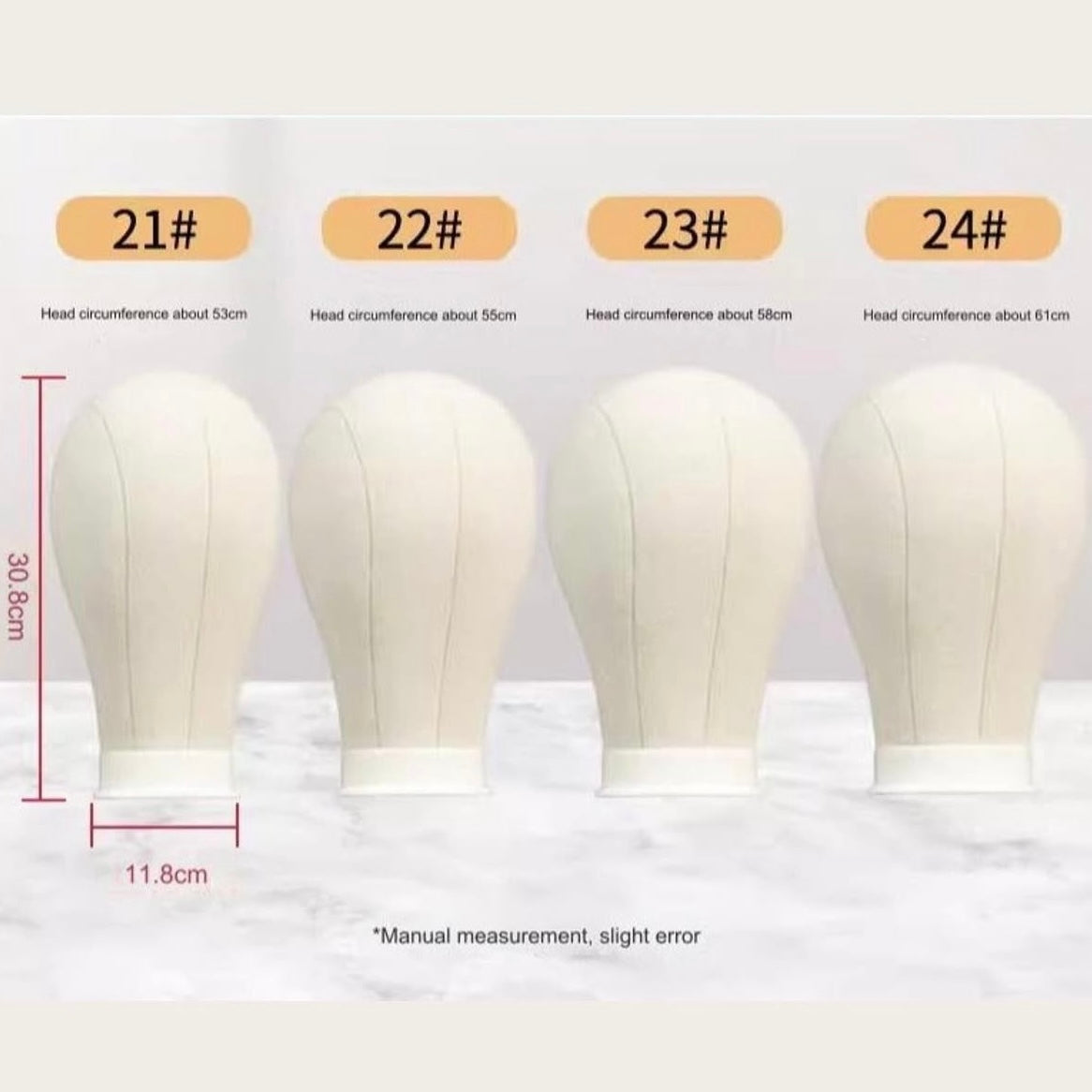 Cosplay Adjustable Desktop Wig Stand