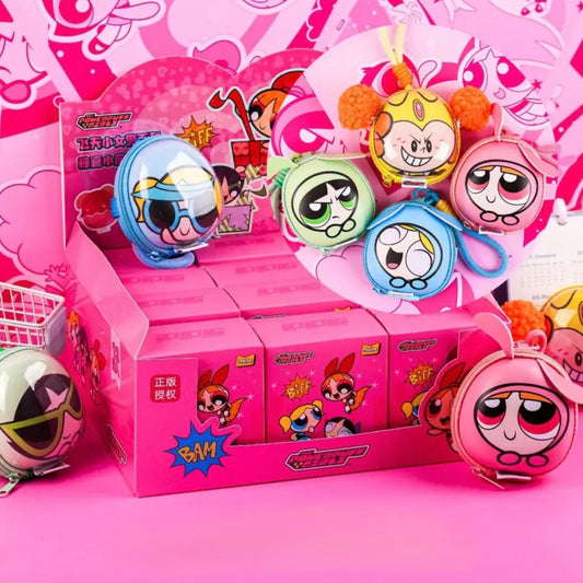 Powerpuff Girls Mini Purse Blind Box – Cute Collectible Zipper Bags