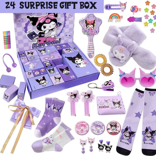 Sanrio Advent Calendar – Kuromi, Cinnamoroll, My Melody & Hello Kitty Surprise Box